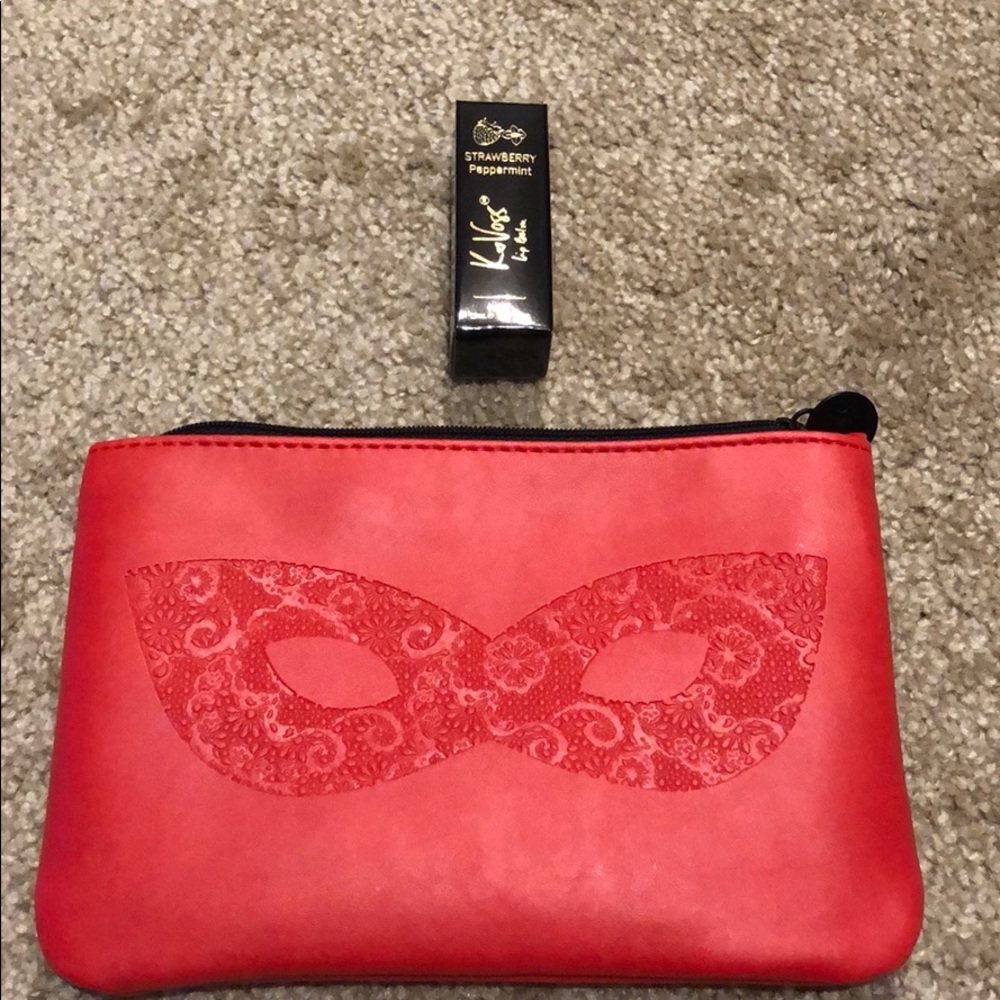 Ipsy Makeup Bag w/ lip balm